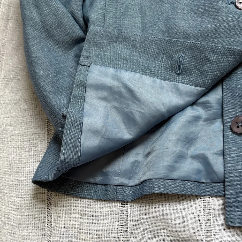 Judith Hart Linen Blend Tailored Blazer - Picture 10 of 14